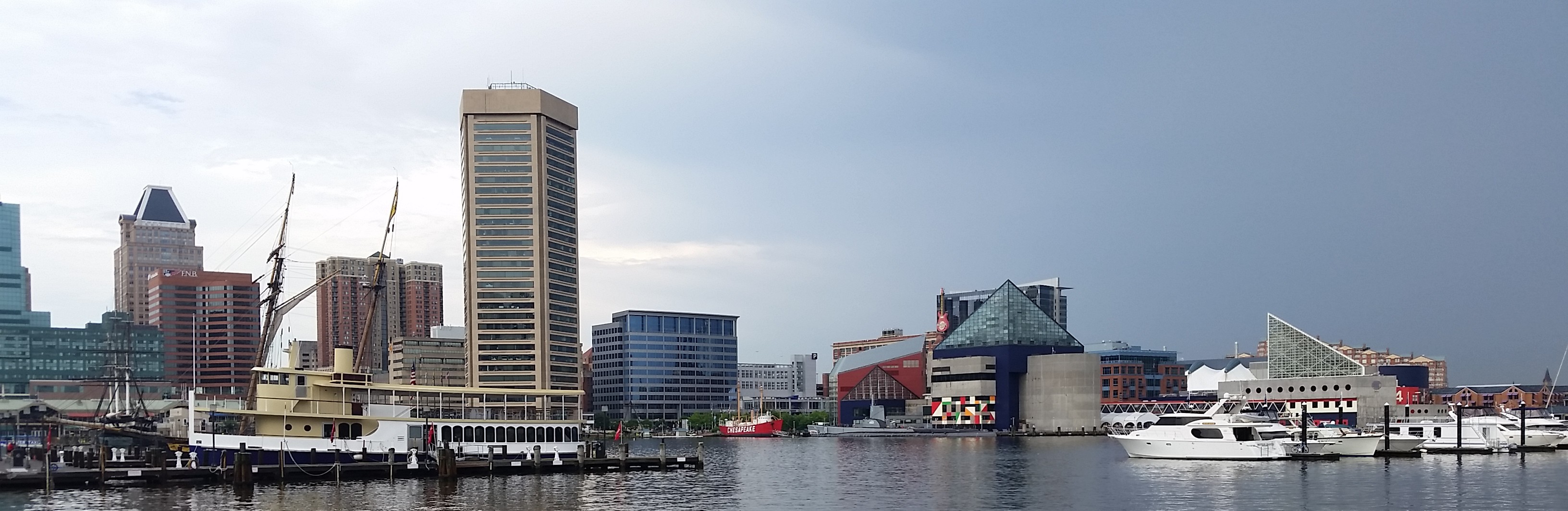 Baltimore City inner harbor