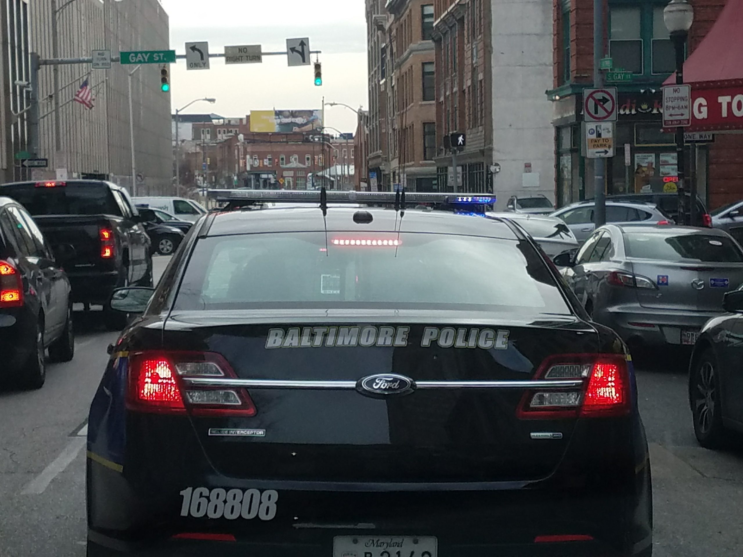 Baltimore City Police Car