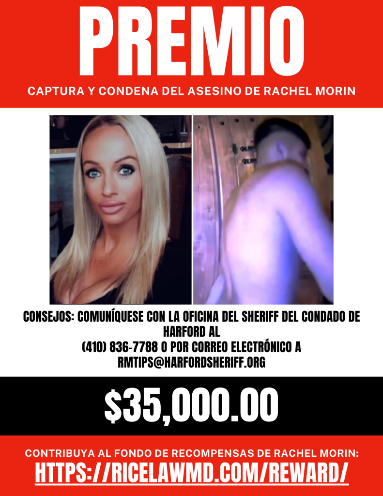 Rachel Morin Reward $35,000 - Spanish