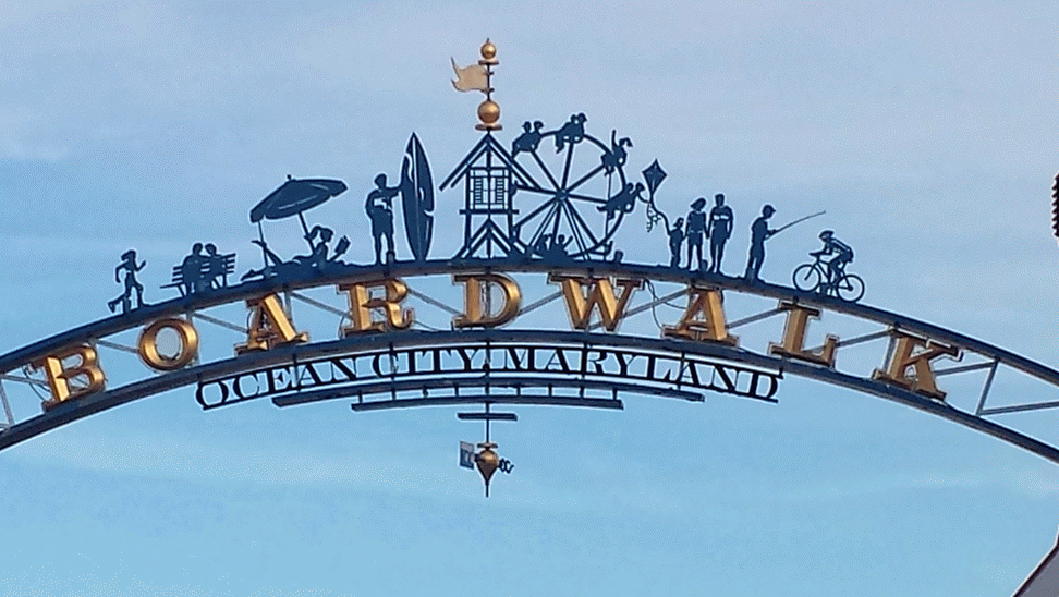Ocean City Boardwalk Sign
